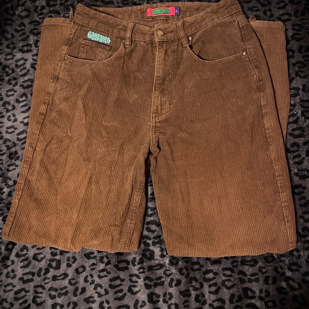 Empyre Women's Brown Corduroy Trousers